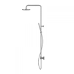 Xenz Duero ensemble de douche de tête 81cm thermostatique avec ensemble de douchette chromé Haute brillance SW104709