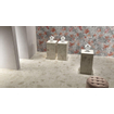 Fap Ceramiche Nativa White Carrelage sol - 80x80cm - Blanc SW926400