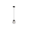 Sjithouse Furniture lampe globe plafond suspendu modèle rond 12cm 4000k noir mat SW723429