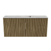 Mondiaz JOYA-DLUX 90cm toiletmeubel - kleur Dusk - Wastafel FAYE positie Midden Zonder kraangat kleur Glace. SW1423157