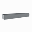 Mondiaz FOGE wastafelonderkast - 190x45x25cm - 2 lades - uitsparing links - softclose - Plata SW1015731