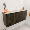 Mondiaz JOYA-DLUX 90cm toiletmeubel - kleur Shadow - Wastafel FAYE positie Rechts 1 kraangat kleur Frappe. SW1422660