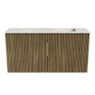 Mondiaz JOYA-DLUX 80cm toiletmeubel - kleur Dusk - Wastafel FAYE positie Rechts 1 kraangat kleur Ostra. SW1423375