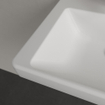 Villeroy & boch subway 3.0 lave-mains 50x40x14.5cm avec 1 trou pour robinet et trou de trop-plein Stone White mat - Ceramic+ SW701527