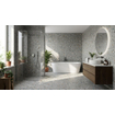 Terravito Hovano carreau mural et de sol - 60x60cm - 10mm - Carré - rectifié - Terrazzo - Gris mat SW728274