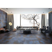 SAMPLE Terravito Copuro wand- en vloertegel - 60x60cm - 9mm - Vierkant - gerectificeerd - Betonlook - Blauw mat SW736326