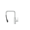 Quooker BE Flex Square Robinet d'eau bouillante - bec pivotant et extractible - PRO3 incl. réservoir Cube - Eau chaude / bouillante / pétillante / filtrée - chrome SW1419633