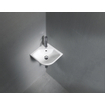 Duravit Me by Starck Lave-mains d’angle 43x38cm 1 trou de robinet et trop-plein blanc SW84166