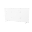 Eurom Mon Soleil Panneau infrarouge - 123.7x63.8cm - IP20 - 720watt - wifi - sol/mur - Horizontal / Vertical - métal blanc mat SW999863