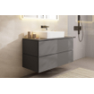 Hansgrohe Metropol afbouwdeel wandkraan met voorsprong uitloop 22.5cm brushed black chroom SW490354