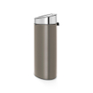 Brabantia Touch Bin Poubelle - 40 litres - seau intérieur en plastique - platinum - matt Steel SW1117330