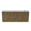 Mondiaz JOYA-DLUX 100cm meuble de salle de bains - couleur Dusk - Vasque FAYE position Droite 1 trou de robinet couleur Opalo. SW1423332