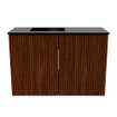 Mondiaz JOYA 60cm meuble de toilette - couleur Ruby - Lavabo FAYE position Gauche 1 trou de robinet couleur Urban. SW1421813