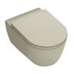Royal Plaza Primo WC suspendu - 35x54cm - sans bride - avec abattant softclose - déclipsable - sable SW1122526