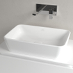 Villeroy & boch architectura lavabo 60x40.5x15.5cm rectangle avec trou de trop-plein céramique blanche alpin brillant SW762362