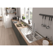 Hansgrohe M42 M429-H220 1-gats keukenkraan m. uittrekbare handdouche m. 360° draaibare uitloop chroom SW241693