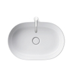 Duravit Luv vasque à poser 60x40cm sans trou de robinetterie blanc SW227983