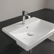 Villeroy & Boch Avento Vasque semi-encastrable 55x36cm avec trou pour robinetterie et trop-plein blanc SW106444
