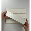 SAMPLE Terravito Pavero wandtegel - 7.5x30cm - 8.6mm - Rechthoek - Creme mat SW736213
