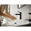 Hansgrohe Finoris wastafelkraan 110 pop-up plug mat zwart SW651112