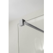 Fortifura Galeria Douche à l'italienne - 100x200cm - verre nervuré - Inox brossé SW877035