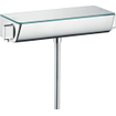 Hansgrohe Ecostat Select douchekraan thermostatisch met planchet van veiligheidsglas wit chroom 0459531