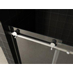 Wiesbaden Slide porte coulissante de niche 1700 x 2000 x 8 mm verre clair nano/chrome SW295943