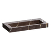 BRAUER Coral lavabo - 100x46x10cm - - 1 bassin - 0 trous de robinet - composite - aspect marbre - Copper Brown SW957297