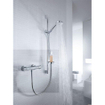 Hansgrohe Ecostat Comfort robinet de douche thermostatique avec glissière UnicaC 65cm et douchette Croma 100 EcoSmart chrome 0605553
