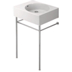 Duravit Scola lavabo cuve gauche 61.5x46cm avec trou de robinet blanc 0304514