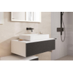 Hansgrohe Metropol afbouwdeel wandkraan met voorsprong uitloop 22.5cm brushed black chroom SW490354