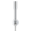 GROHE Euphoria Cosmopolitan Stick Handdoucheset - 1 straalsoort - met houder - met wandaansluitbocht - gladde slang - 150cm - chroom SW97582