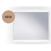 Miroir Nemo Spring Destra 80x60cm rectangulaire avec plexi LED sablé anti-buée SW418087