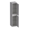 BRAUER Adore Wavy armoire haute - 160x35x35cm - 2 portes - ouvrant à gauche ou à droite - sans poignée - Forest Seashell SW1198496