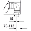 Duravit Starck 2 cuvette pour réservoir apparent vario avec fixation dissimulée sans réservoir blanc 0295871