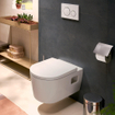 Hansgrohe EluPura Original S WC suspendu 54x36cm - sans rebord - AquaChannel Flush - abattant - céramique - blanc brillant SW1164949