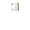 Proline spiegelkast comfort avec miroir sur plaque à l'intérieur 1 porte 60x14x60cm idéal chêne SW350444
