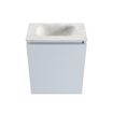 MONDIAZ TURE-DLUX Meuble WC 40 cm Clay. Lavabo EDEN Ostra position milieu. Sans trou de robinet. SW1104789