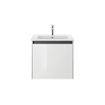 Duravit ME by Starck lavabo pour meuble 63x49cm avec 1 trou de robinet avec trop-plein avec WonderGliss blanc SW69044