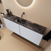MONDIAZ TURE-DLUX Meuble WC 120 cm Clay. Lavabo EDEN Lava position milieu. Sans trou de robinet. SW1103741