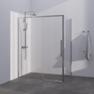 BRAUER Season douchecabine - 140x90x200cm - schuifdeur - helder glas - omkeerbaar - glascoating - RVS SW1448705