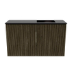 Mondiaz JOYA 70cm meuble de toilette - couleur Shadow - Vasque FAYE position Droite Sans trou de robinet couleur Urban SW1421489