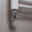 Riko luxe jeu de raccordement pour radiateur thermostatique coudé inversé à droite chrome SW159200