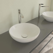 Villeroy & Boch Loop & friends vasque à poser - 38cm - ronde avec trop-plein CeramicPlus stone white SW644102