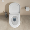 Duravit SensoWash D-Neo WC-douche compact sans bride à évacuation profonde 37.8x57.7cm avec abattant blanc SW962033