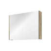 Proline Spiegelkast Comfort met spiegel op plaat aan binnenzijde 2 deuren 80x14x60cm Raw oak SW350543