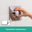 Hansgrohe ShowerSelect Comfort Q Mitigeur thermostatique encastré - 2 fonctions - avec corps d’encastrement - chrome SW1481440