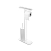 Brabantia MindSet Toiletbutler - toiletrolhouder - toiletborstelhouder - gesloten - plateau - mineral fresh white SW1407126