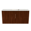 Mondiaz JOYA-DLUX 80cm meuble de salle de bains - couleur Ruby - Vasque FAYE position Milieu Sans trou de robinet couleur Ostra. SW1423765