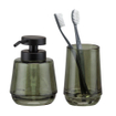 Sealskin mood ensemble de salle de bains distributeur de savon 380 avec tasse à brosse à dents vert SW699541